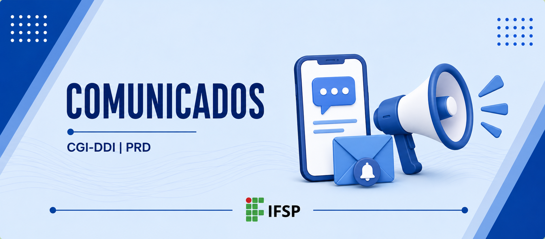 Banner Comunicados da CGI