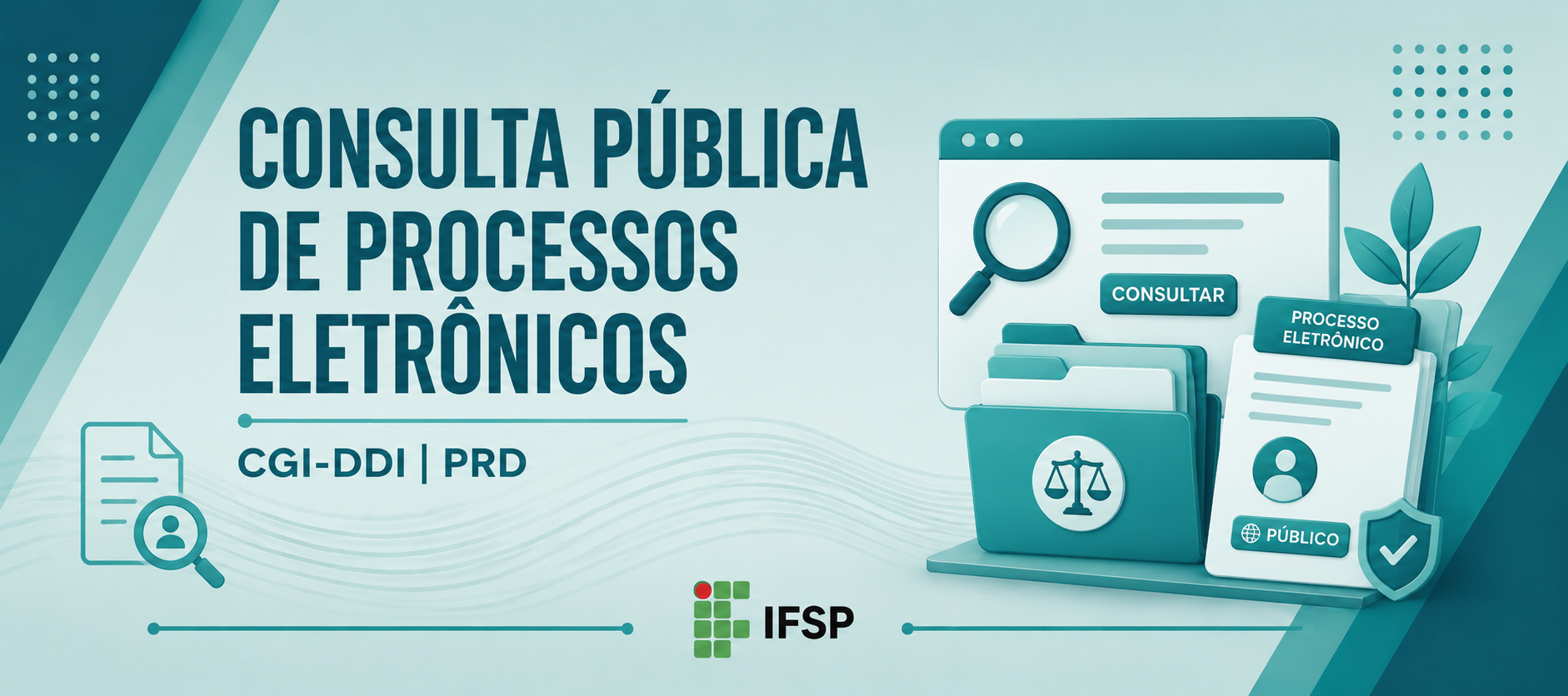 Banner Consulta Pública de Processos Eletrônicos
