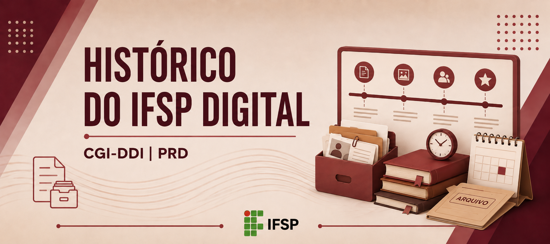 Banner Histórico do IFSP Digital